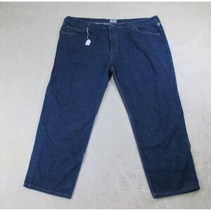 Tyndale FR Pants Mens‎ 50 Blue Denim Jeans Cotton Pockets HEMMED Rodeo 50X30*